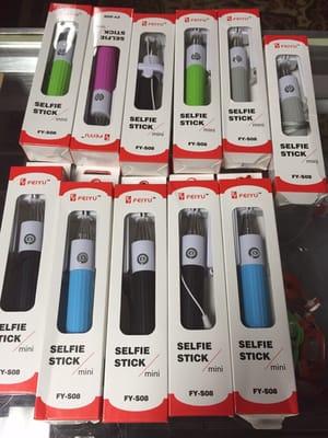 Selfie sticks for the selfies with your friends.