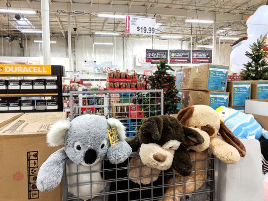 BJ's -- huge (3' at least) stuffed animals $20!!!