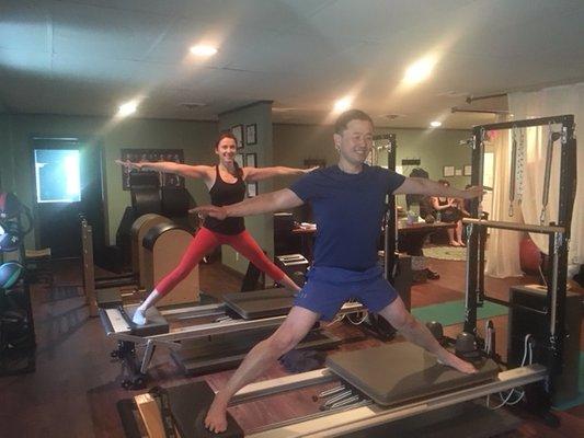 Side splits on the Reformer ....