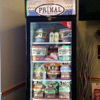 We offer Primal Frozen Raw Food & Rad Cat