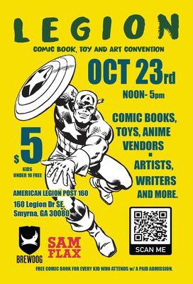 Legion Comic Book, Toy and Art Convention 2021