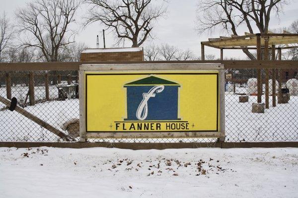 Flanner House orchard community garden in the winter