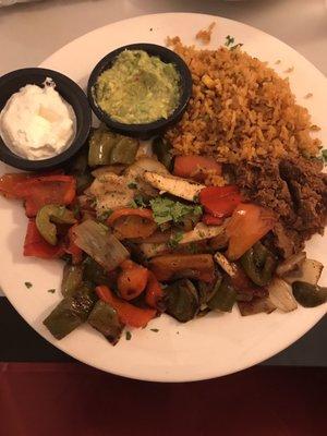 Chicken fajitas