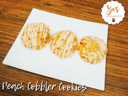 Peach Cobbler Cookies