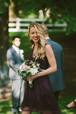 Wedding hair by Lindsey