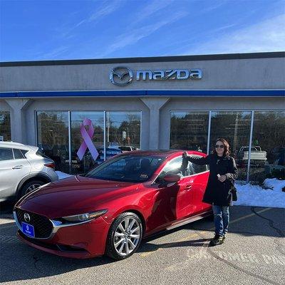 Happy customer delivery photo at Goodwin Mazda in Brunswick. Come see why it's Good at Goodwin!