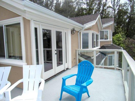 Porch remodel in El Granada