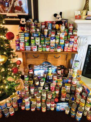 Canned Food Drive Christmas 2018