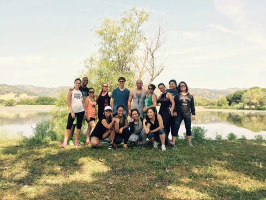 Pena Adobe Lagoon Valley workout with my #IBC family