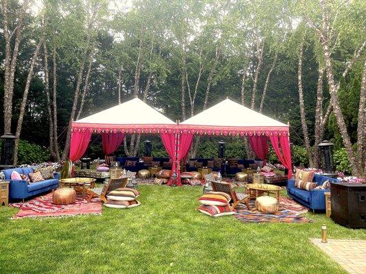 Moroccan tent rental for your next event.