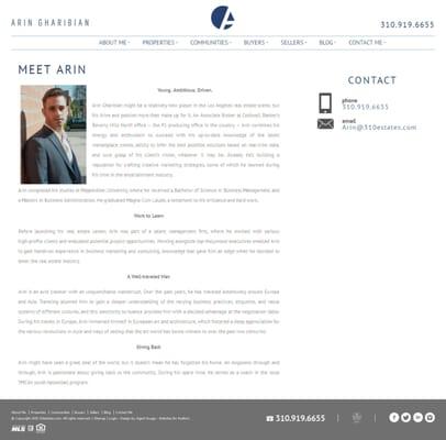 http://310estates.com/meet-arin/
 Associate Broker | REALTOR ® at Coldwell Banker Beverly Hills North