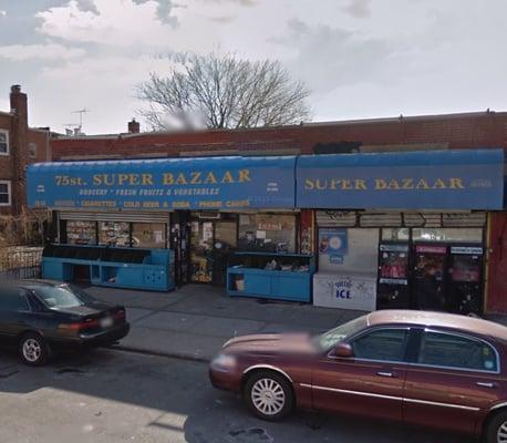 The front of the Super Bazaar, courtesy of Google Maps