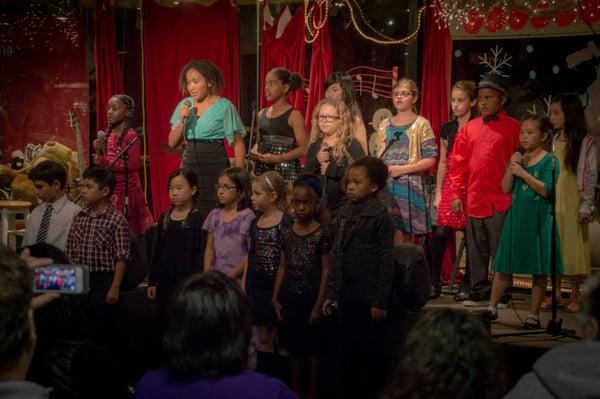 Jammin' Music Glee Club at our December First Fridays recital