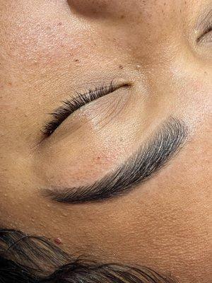 Brow wax and shape