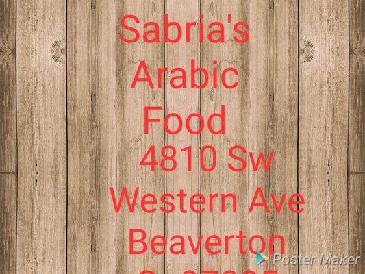 Sabria's Arabic Food