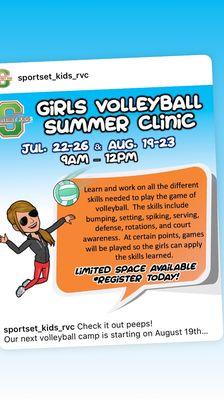 Summer Volleyball Clinic