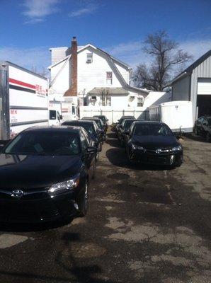 17 Toyota's ready for rent. Daily, weekly and monthly. Perfect for long distance travel!