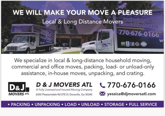 Local & Long Distance Movers!