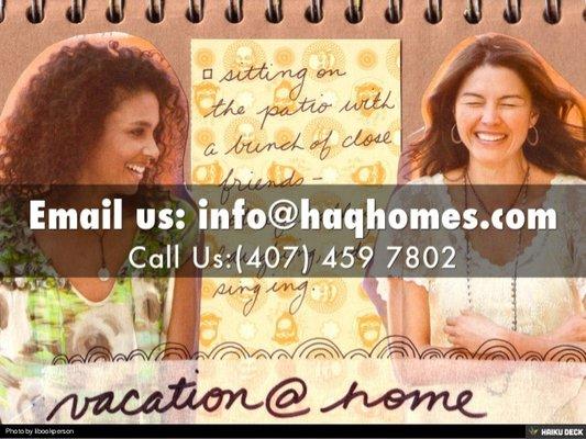 Contact Haq Homes Orlando