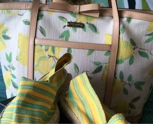 Favorite summer KS tote!  Love lemons