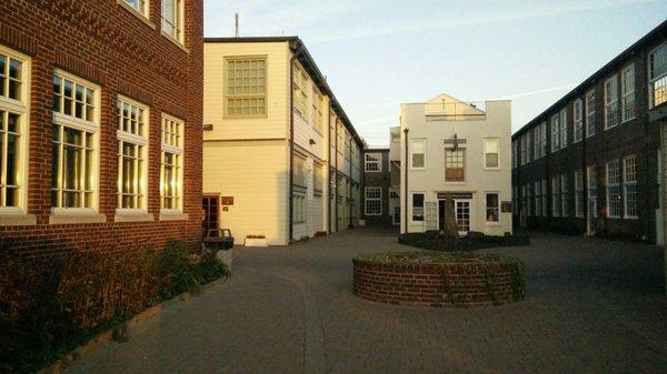 The building to the right is the store.  Right behind me as I took this pic is the Hudson River front.