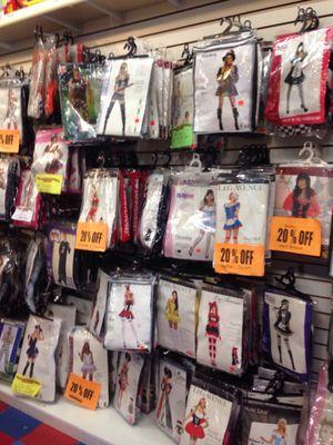 Wall of costumes