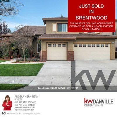 Angela did it again sold this house in Brentwood with online bidding.