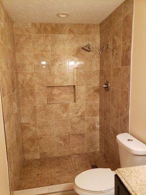 Bathroom and shower remodel