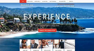 Boyd Law Orange County website
 www.boydlawlosangeles.com