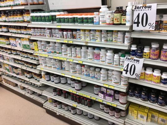 Supplements & Vitamins 25%-40% Off