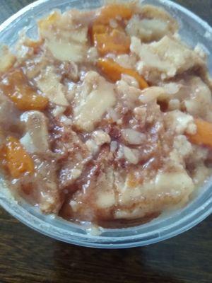 Peach cobbler