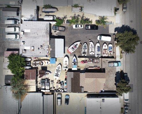 Aerial Footage of Master Marine Boat Service