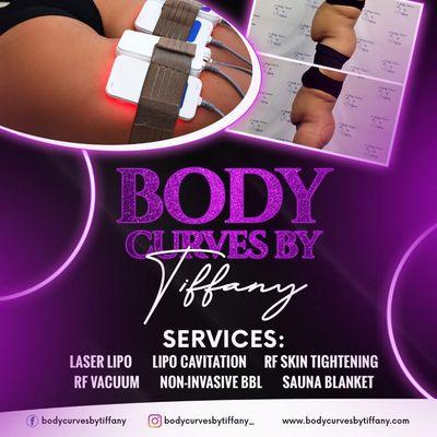 Book your appointment today!!
www.bodycurvesbytiffany.com