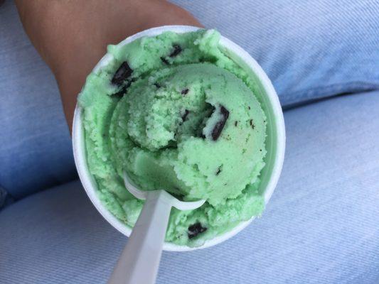 Mint Chip Cream Ice - yum!