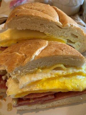 Incredible pork roll egg and cheese!