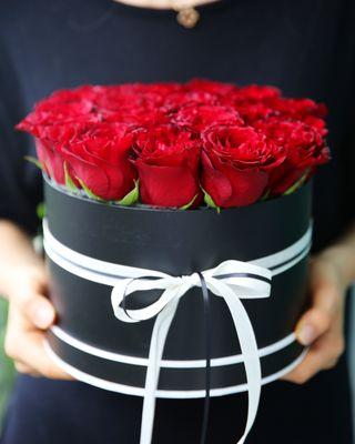 Roses in a Gift Box