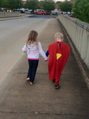 Yeah, these are real kids who really come to Haven.  No, this was not staged, just a beautiful moment captured beautifully.