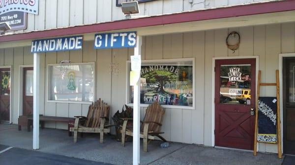 Shop front. Beautiful handmade furniture.