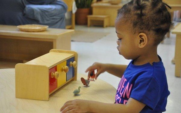 Northwoods Montessori School in Atlanta toddler ages 1 year to 3 years.