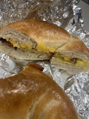 1. Bacon Egg and Cheese Sandwich