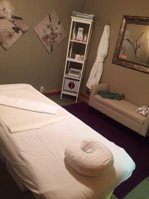 Remove unwanted hair, relax and unwind in our treatment room.