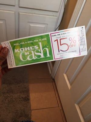 Can't wait to use these kohls cash rewards!!