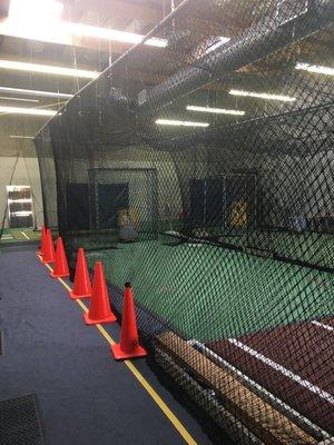 Pitching area/hitting area