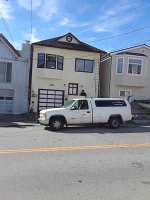 Cleaning the the Front house in San Francisco