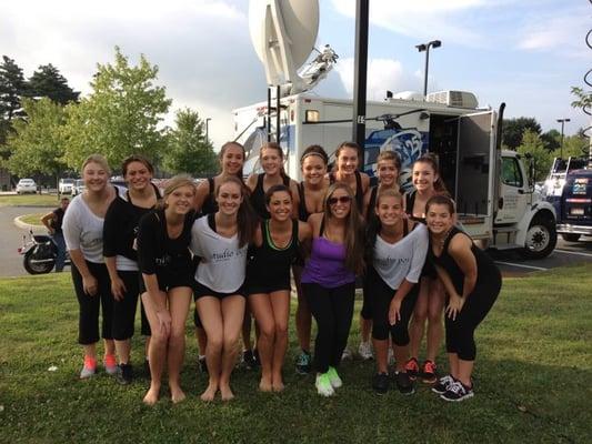 Poise for Athletes Team Conditioning at Fox 25 Lynnfield Zip Trip!