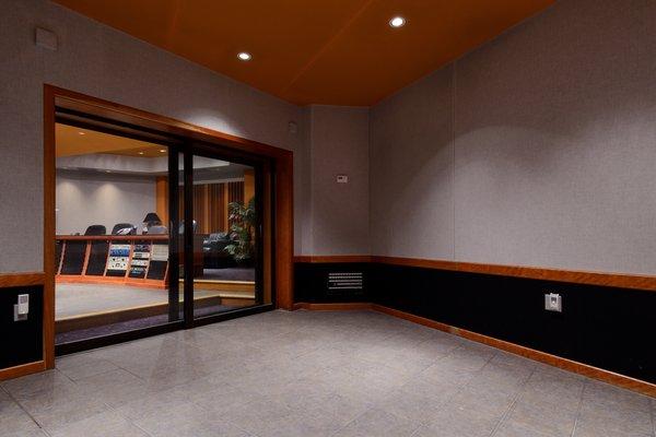 Studio B Live Room  Great for recording Vocals, Brass, Guitar, you name it. Super quality at an affordable price.