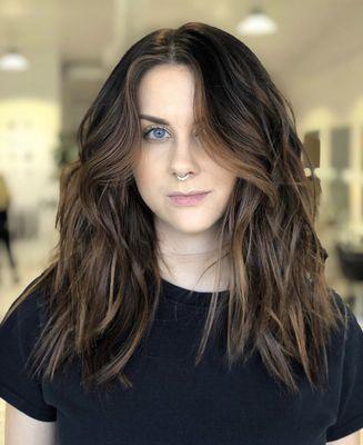 Brunette balayage by Caitlin!