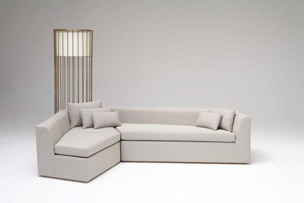 Pangaea Sectional and Inner Beauty Floor Light