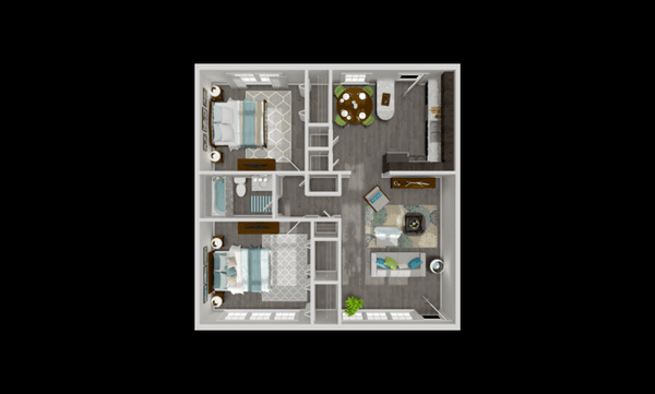 2x1 Floor Plan