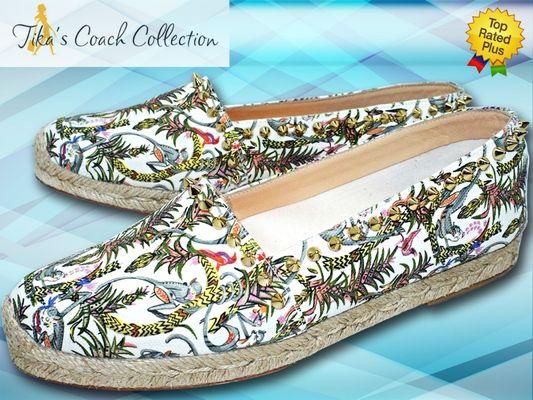 Christian #Louboutin Ares Flat Tissu Loubi Jungle  #Fashion #shoes #style